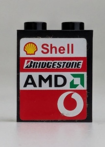 4864bpb30R-11G Paneel 1x2x2 POLICE wapen zwart gebruikt *0D0000