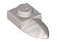 49668-66 Platte plaat 1x1 met tand IN VERLENGDE grijs, lichtparel NIEUW *1B322