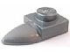 49668-95 Platte plaat 1x1 met tand IN VERLENGDE zilver, mat NIEUW *1B322