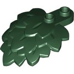 5058-80 Plantblad met kartels groen, donker NIEUW *5C082