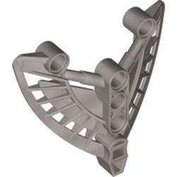 50926-95G Bionicle Borstplaat, Toa Hordika zilver, mat gebruikt *