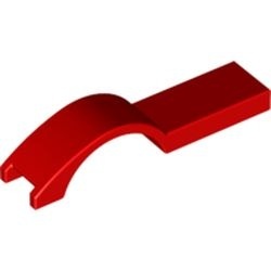 50947-5 Spatbord lang 1x 4 1/2 rood NIEUW *0B001