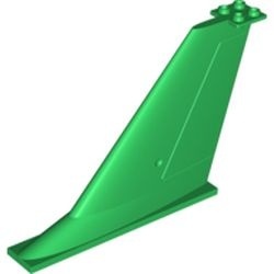 54094-6G Staart groot 14x2x8 groen gebruikt *1D040