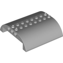 54095-86 Dakpan gebogen 8x8x2 (vliegtuig) grijs, licht (blauwachtig) NIEUW *