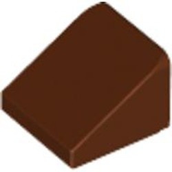 54200-88 Dakpan klein 30 graden 1x1x 2/3 bruin, roodachtig NIEUW *1B190