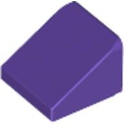 54200-89 Dakpan klein 30 graden 1x1x 2/3 paars, donker NIEUW *1B190