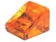 54200-98 Dakpan klein 30 graden 1x1x 2/3 transparant oranje NIEUW *1B191