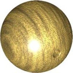54821-115 Bal (Zamor Sphere) goud, parel NIEUW *0D001