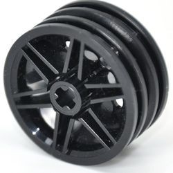 56904-11 Wiel 30 x14 (dun wiel) ALLEEN VELG zwart NIEUW *5W000