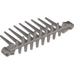 57562-66G Bionicle Barraki flexibele ruggengraat grijs, lichtparel gebruikt * - Img 2