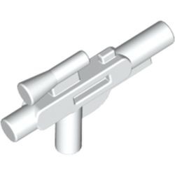 58247-1 Pistool, blaster middelgroot wit NIEUW *0L0000