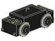 590-11G Treinmotor 9 volt systeem (niet radiografisch) PAKKETZENDING zwart gebruikt *