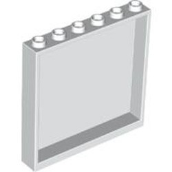 59349-1G Paneel 1x6x5 (zijkanten) wit gebruikt *1F018