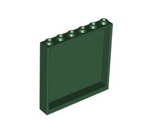 59349-80 Paneel 1x6x5 (zijkanten) groen, donker NIEUW *5D0000