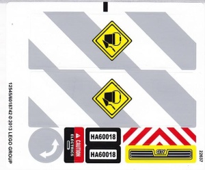 60018stk01 STICKER 60018 Cement Mixes NIEUW *0S0000