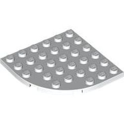 6003-1G Platte plaat 6x6 afronde hoek wit gebruikt *1G004