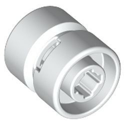 6014b-1 Wiel 11x12mm asgat (velg zonder band) wit NIEUW *5W000