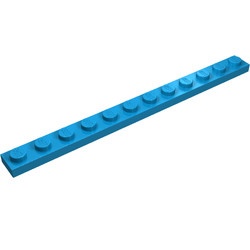 60479-153 Platte plaat 1x12 blauw, donkerazuur NIEUW *5K000