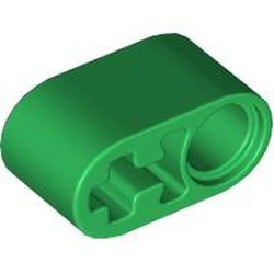 60483-6 Technic, Hefbalk 1x2 dik met PINGAT en ASGAT groen NIEUW *1DT00