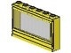 604c01-3G Raam 1x6x3 Panorama- KLASSIEK met glas geel gebruikt *1C033