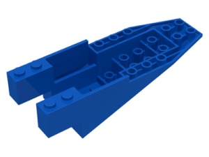 6058-7G Cockpit 11x4x2 2/3 blauw gebruikt *3L0000