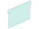 60603-15 Glas voor raam 1x4x3 NIEUWE type, te openen transparant lichtblauw NIEUW *1L000