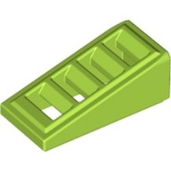 61409-34 Dakpan 18 graden 2x1 met vier sleuven lime NIEUW *1B194