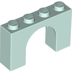 6182-152 Steen, boog 1x4x2 hoog aqua, licht NIEUW *1B385