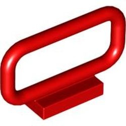 6187-5G Hek van buizen 1x4x2 geen nopgaten bovenop rood gebruikt *1C026