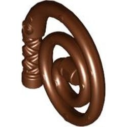 61975-88G Lasso opgerold bruin, roodachtig gebruikt *0L0000