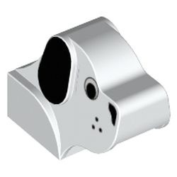 6243px1-1G Kop hond wit gebruikt *0D000