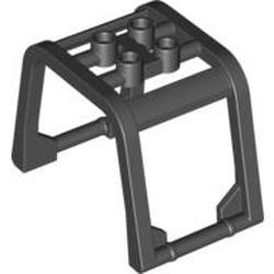 64450-11 Ruit 6x4x3 1/3 rolbar PAKKETPOST!! zwart NIEUW *