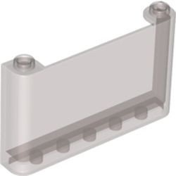 64453-13G Ruit plat 1x6x3 (bus, tram enz) transparant zwart gebruikt *