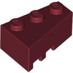 6564-59G WigSTEEN 3x2 rechts rood, donker gebruikt *1D013