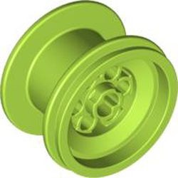 6580-34 Wiel 43.2 breed x28 dikke naaf middengroot zonder ZONDER band lime gebruikt *5W000