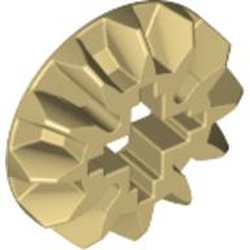 6589-2 Technic, Tandwiel 12 tanden plat crème NIEUW *0D000
