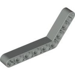 6629-9 Technic, Hefbalk 1x9 gebogen (6x4) dik lichtgrijs (klassiek) NIEUW *1D000