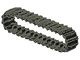 680c01-11G Rupsband 34 secties zwart gebruikt *5W000