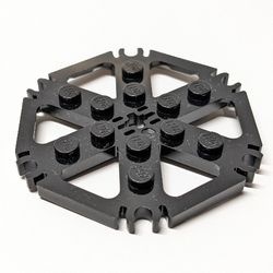 69984-11 Waterwiel- 6 bladen met clips DICHTE noppen zwart NIEUW *
