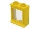 7026-3G Raam 1x2x2- KLASSIEK (met glas) geel gebruikt *1C039