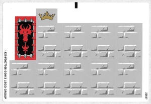 70404stk01 STICKER: 70404 Kings Castle NIEUW *0S0000