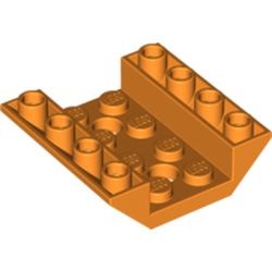 72454-4 Omgekeerde dakpan 45 graden 4x4 dubbel MET TWEE GATEN oranje NIEUW *1L000