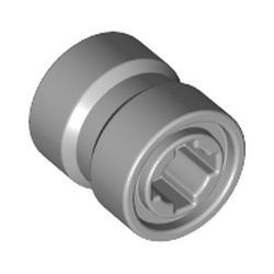74967-86 Wiel 8x9mm met asgat, dichte rand grijs, licht (blauwachtig) NIEUW *5W000