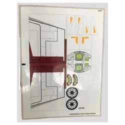 75021stk01 STICKER 75021 Republic Gunship NIEUW *0S0000