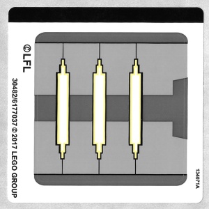 75169stk01 STICKER 75169 Duel on Naboo NIEUW *0S0000
