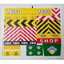 7633stk01 STICKER 7633 Constructie- site NIEUW *0S0000