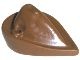 775-8G Boswachterspetje met gat voor veer bruin (klassiek) gebruikt *0L0000
