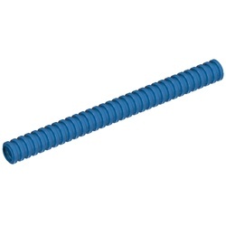 78c10-7G Slang geribbeld lengte 10 noppen blauw gebruikt *5D0000