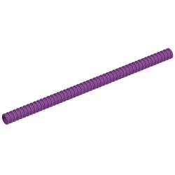 78c16-24G Slang geribbeld lengte 16 noppen paars gebruikt *5D0000