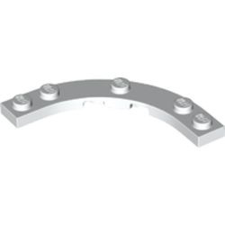 80015-1 Platte plaat rond 5x5 macaroni wit NIEUW *5D0000